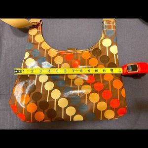 Orla keily oil cloth lollipop print crossbody bag
